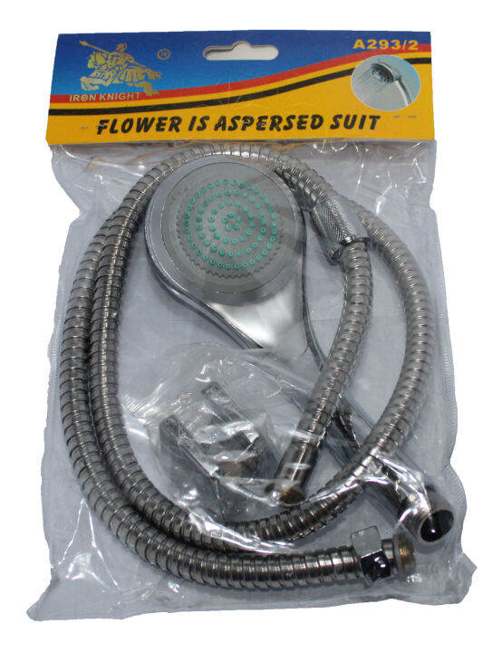 METALLIC PLASTIC SHOWER HEAD WITH FLEXIBLE HOSE Lazada PH
