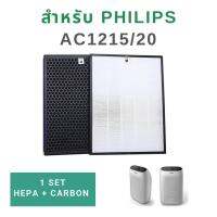 แผ่นกรองอากาศ เครื่องฟอกอากาศ Philips Series 1000 รุ่น AC1215 AC1215/20 ใช้ทดแทนแผ่นกรองฝุ่น HEPA filter และแผ่นกรอกลิ่น Carbon filter รุ่น FY1410/20 และ FY1413/20 หรือ FY141ได้ replacement for Philip Air Purifier