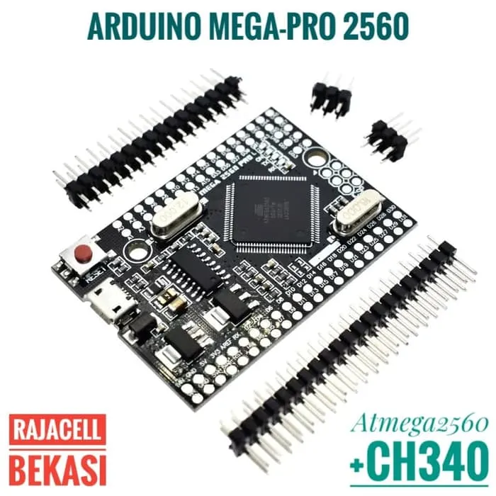 Mega 2560 PRO Extra Mini Embed CH340G 5V Compatible for Arduino Mega ...