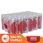 Siêu thị VinMart - Thùng 24 lon nước giải khát không đường Coca-Cola Light