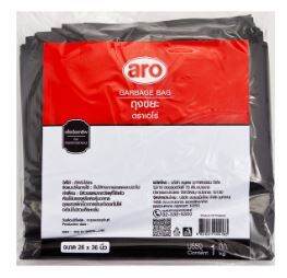 เอโร่-ถุงขยะดำแบบหนา-ขนาด-28x36-นิ้ว-1-กก-x-32-ใบ-aro-garbage-bags-28x36-1-kg-x-32-pcs-รหัสสินค้าli0660pf