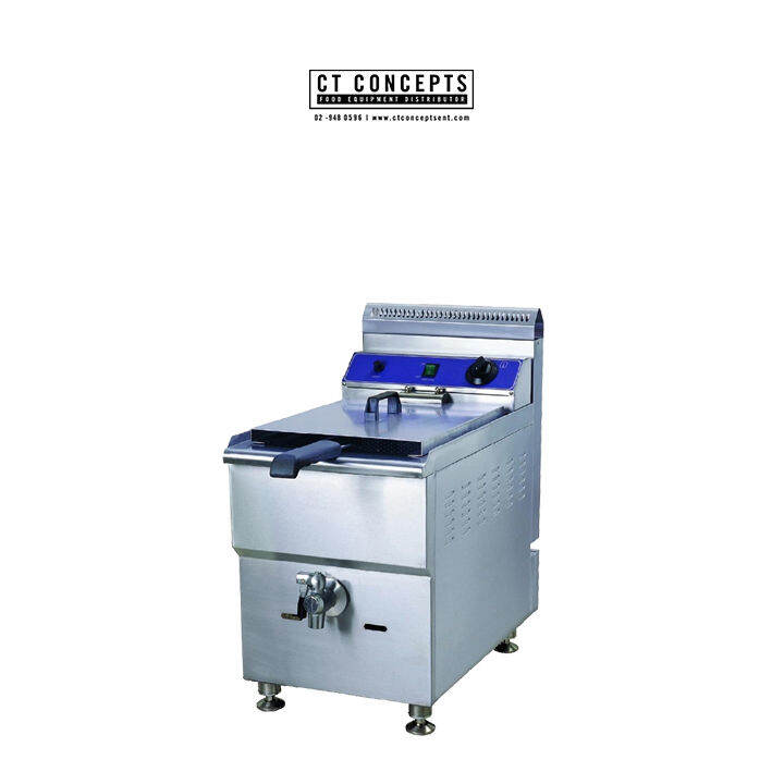 18Liters 1 Tank Counter Top Gas Fryer with Electric Controller