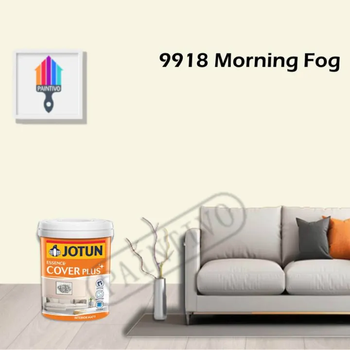 9918 Morning Fog 15L Jotun Essence Cover Plus Matt White Colour ...