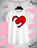 เสื้อยืดอักษรหัวใจ อักษร C ต้อนรับวันวาเลนไทน์ วันแห่งความรัก ด้วยเสื้อยืด Valentine สีสันสดใส ใส่สบาย ไม่ยืด ไม่ย้วย