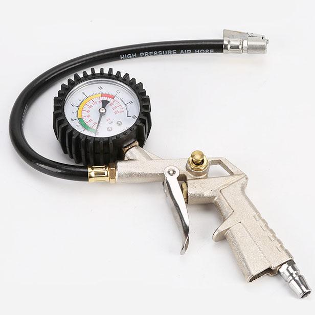 Hastrono Car Air Tyre Inflator with Pressure Gauge Accurate Tyre Gauge Tire Air Tester Tool For Tyre Car Bicycle Motorcycle 