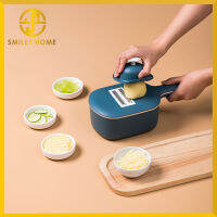 Smiley Home ที่สไลด์ ขูด และตัด ผัก ผลไม้ มีที่รองสิ่งที่สไลด์สองชั้น พร้อมใบมีด แยกตามวัตถุประสงค์ของการใช้