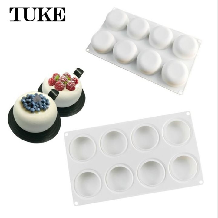 3D Ball Shape Sphere Silicone Molds Baking Mold for Mousse Cake 8