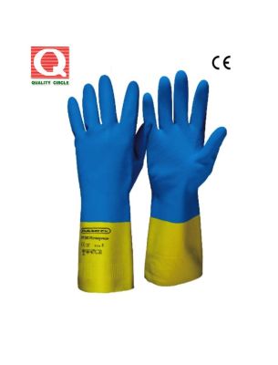 ถุงมือยางเคลือบนีโอพลีน รุ่น HP300 ถุงมือจับสารเคมี-อาหาร ป้องกันตัวทำละลาย งานห้องแล็ป งานโรงงาน งานร้านอาหาร