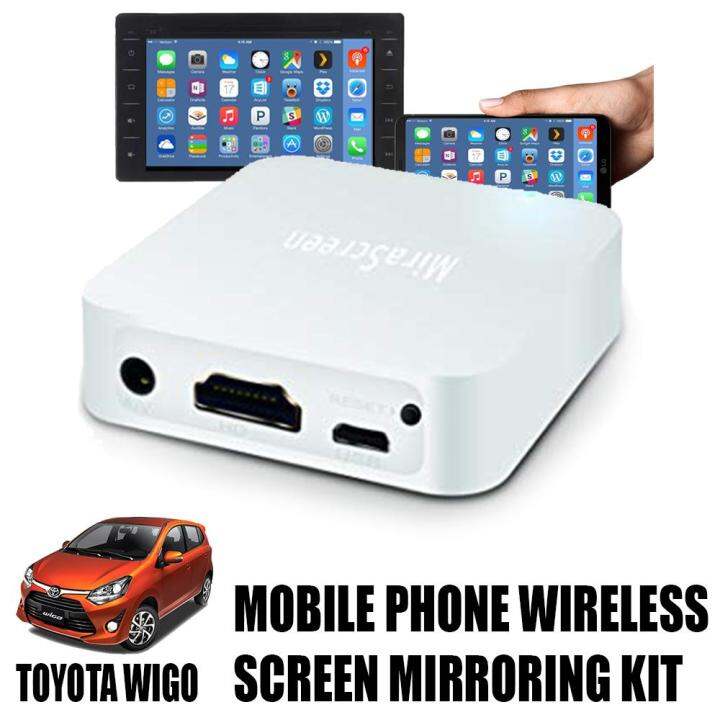 Toyota Wigo Wireless Mobile Phone Screen Mirroring / Miracast for