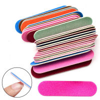 WOOLOVE 10pcs / lot Double Mini Disposable Nail File Sanding Block Professional Sand Manicure Tools Pedicure Nail File