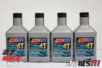 ของแท้ มีบาร์โค็ด น้ำมันเครื่อง AMSOIL 10W-40 สังเคราะห์ 100% ขนาด 0.946L. จำนวน 4 ขวด