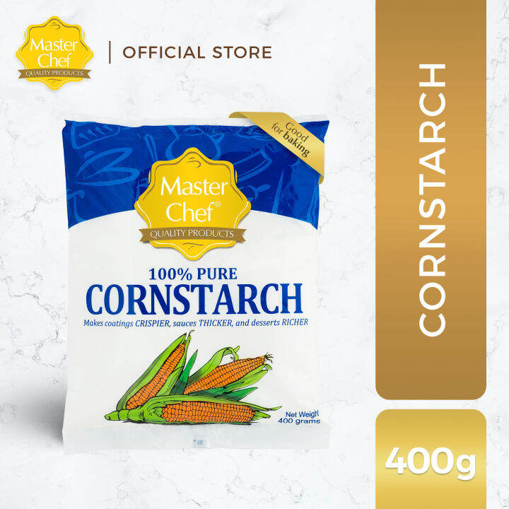 Master Chef 100% Pure Cornstarch 400g (All Purpose, Corn Flour, Baking ...