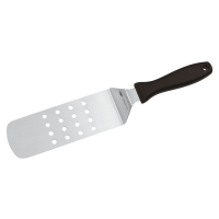 PADERNO Stainless Steel Perforated Hamburger Turner Blade 24x7.2 cm. ที่พลิกอาหาร/แฮมเบอร์เกอร์ สแตนเลสแบบมีรู ขนาดไม่รวมด้าม 24x7.2 ซม. [GGM™]