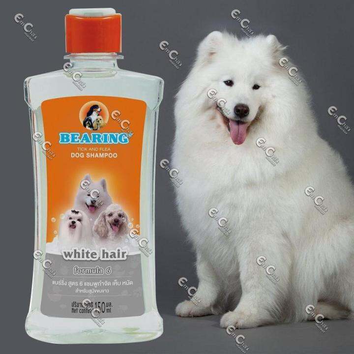 600ml (WHITE SEMILARGE) Bearing Tick and Flea Dog Shampoo Formula 6