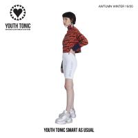 YOUTH TONIC - White Bike Pants / กางเกงยืดเข้ารูป