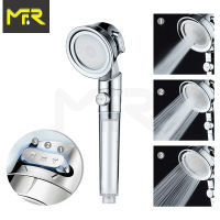 Mr.R shower head หัวฝักบัวอาบน้ำแรงดันสูง ประหยัดน้ำ ฝักบัวอาบน้ำ ฝักบัวน้ำแรง ฝักบัวแรงดันสามโหมดแรงดันหัวฝักบัว สืขาวใส SPA