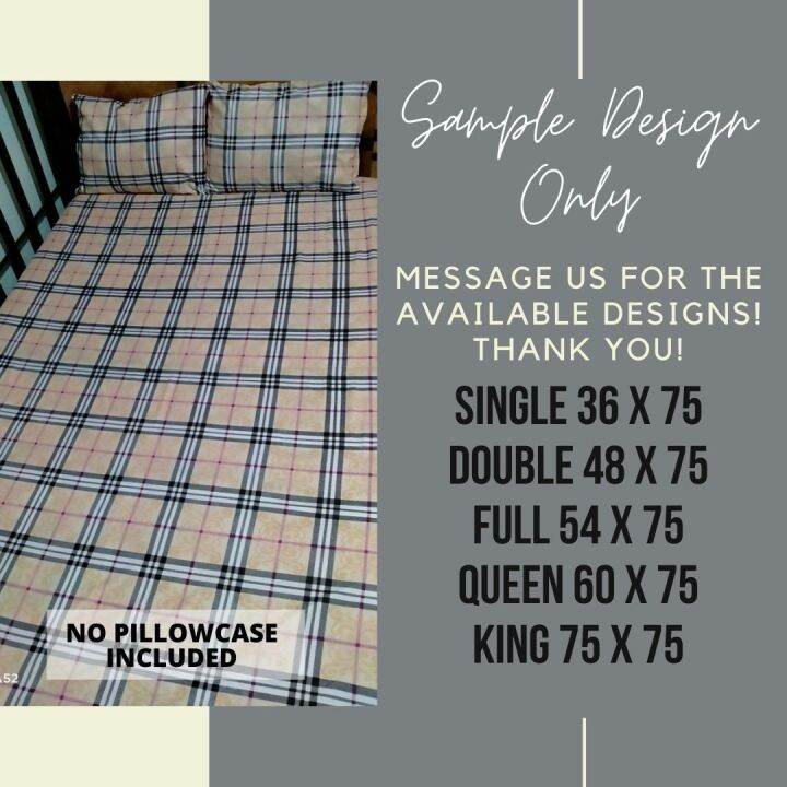 Canadian Cotton 4 inches thick Bed Foam Cover (Balot) with Zipper All