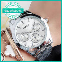 [พร้อมกล่อง] สต๊อกแน่น! FOSSIL เดิมนาฬิกาแบรนด์ชั้นนำใหม่สำหรับผู้หญิงที่มีตราสินค้าหรูหราทองแฟชั่นส่องสว่างสแตนเลสนาฬิกาข้อมือสุภาพสตรี