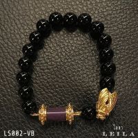 Leila Amulets Setแมลงภู่ตัวเล็ก+สีผึ้งกวยเกร๊าะ แบบหลอด (พร้อมกำไลหินฟรีตามรูป)