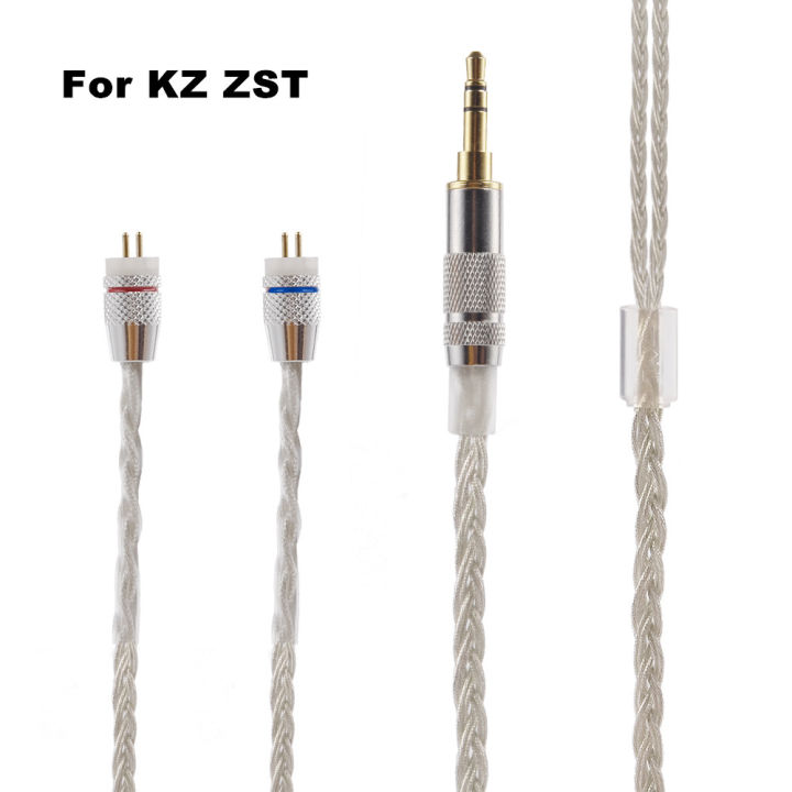 kz-premium-สายชุบเงินเกรดพรีเมี่ยม-สำหรับหูฟัง-kz-zst-es3-ed12-zsr-zs10-สีเงิน-สินค้าพร้อมส่งในไทย