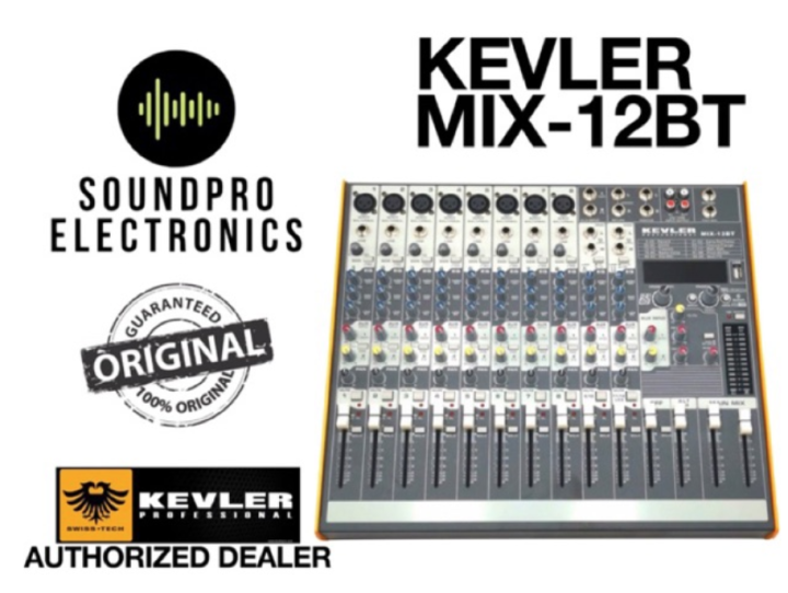 Kevler MIX-12BT 12 Channel Compact Mixer | Lazada PH