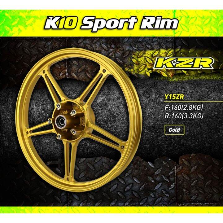 KOZI KZR K10 Sport Rim Solid Colour for Y15ZR 160X160 | Lazada