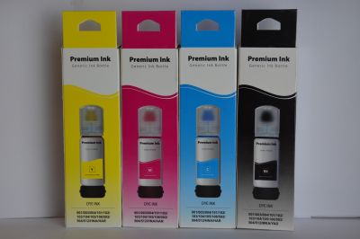 หมึก  Premium Ink 4สี  สำหรับเติม เครื่องพิมพ์ Epson Printer รุ่นสำหรับเติม Epson L3110/L3150/L4150/L5190/L6190