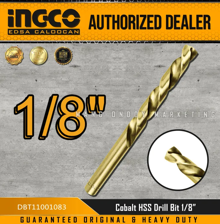 INGCO Cobalt HSS Drill Bit 1/8" DBT11001083 Lazada PH
