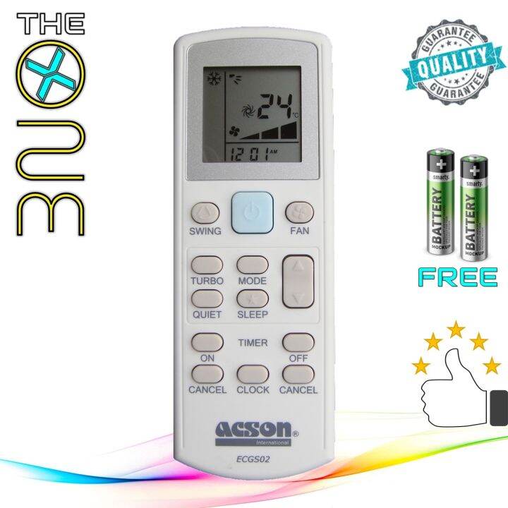 ACSON Aircon Remote Control ECGS02 Lazada