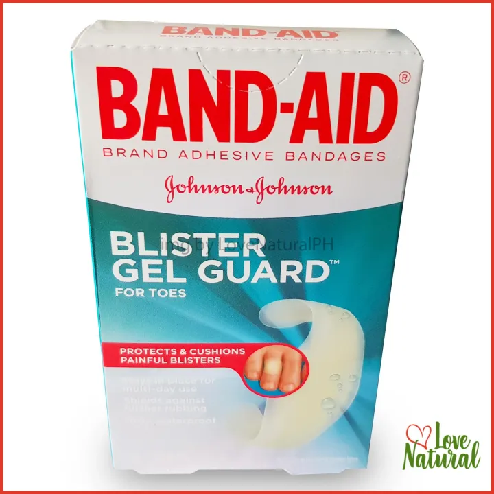 Blister Gel Guard for Toes (Band Aid) 8 Cushions Adhesive Bandages