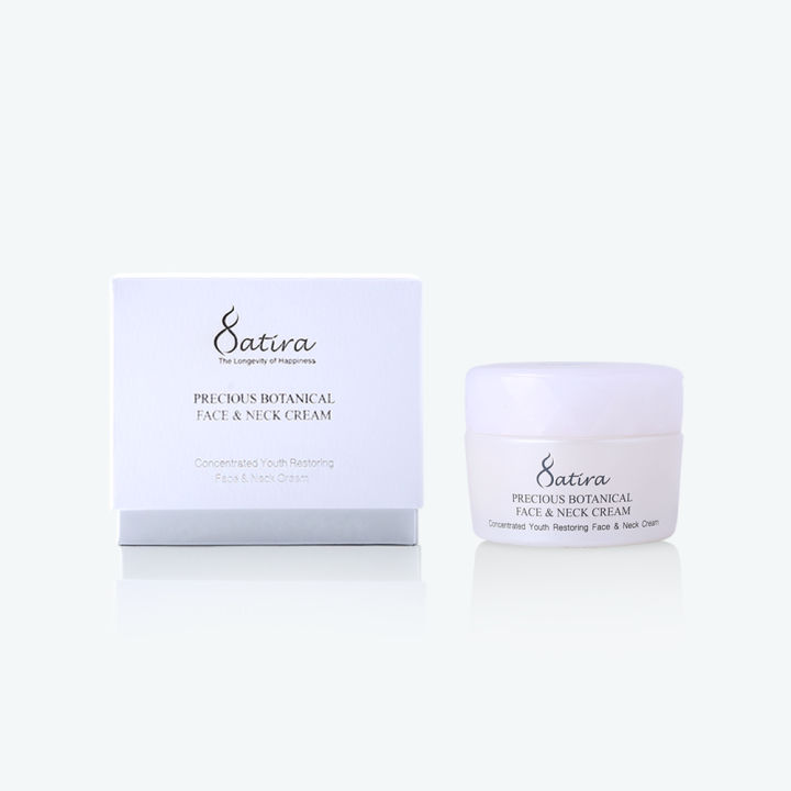 satira-precious-botanical-face-amp-neck-cream-ครีมบำรุงผิวสูตรเข้มข้น-ช่วยคืนความอ่อนเยาว์ให้ผิวหน้าและลำคอ-จาก-สถิรา