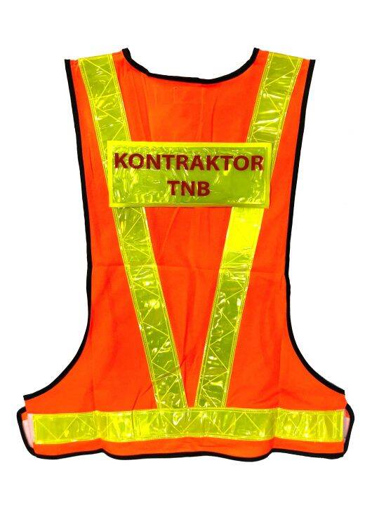 TNB Kontraktor High Visibility Reflective Vest Lazada