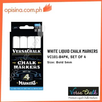 Versachalk Bold Liquid Chalk Markers 10/PK-White -VC101B10