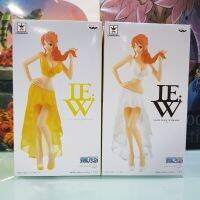 Banpresto One Piece Lady Edge: Wedding Nami White /Yellow Garage Kits resin Figure Models 23cm.