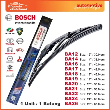 Bosch BEAM Wiper Blades Size 24 + 24 -Clear Advantage Front Left & Right  SET2