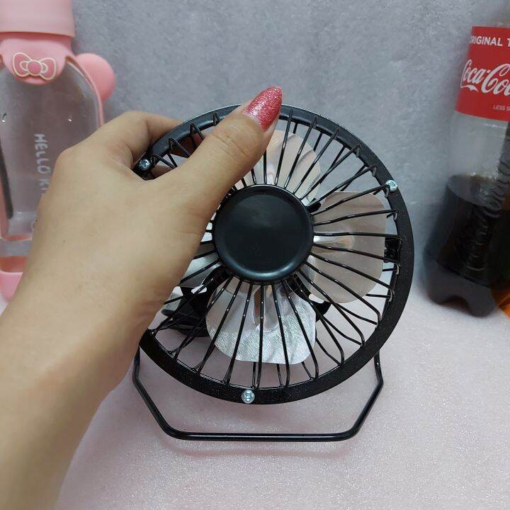 พัดลมพกพา-4-นิ้ว-usb-mini-fan-พัดลม-usb-พัดลมตั้งโต๊ะขนาด4นิ้ว-พัดลมสำหรับสัตว์เลี้ยง