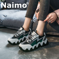 Naimo ผู้หญิงรองเท้ารองเท้าผ้าใบฝึกอบรมแพลตฟอร์มสตรีรองเท้าผ้าใบผู้หญิงรองเท้าระบายอากาศสบายๆผู้หญิงวิ่งก้อนรองเท้าผ้าใบ