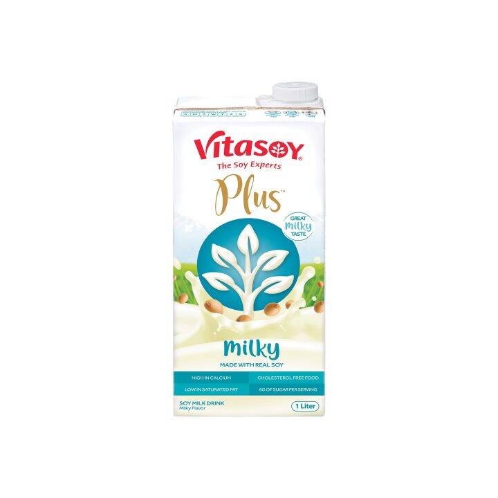 Vitasoy Plus Milky Flavor Soy Milk 1L Lazada PH