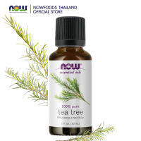 Now  Foods Tea Tree Oil 100% Pure 30 ml Essential Oil  น้ำมันหอมระเหยทีทรี