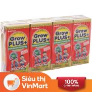 Siêu thị VinMart - Lốc 4 hộp sữa dinh dưỡng Nutifood Grow plus hương vani