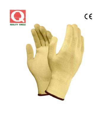 ถุงมือผ้าใยเคฟล่ากันความร้อน-กันบาดใช้กันเชือกบาด งานจับกระจก งานร้อน
