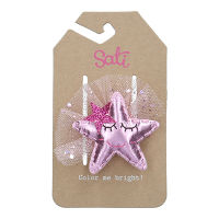 SATI-กิ๊บหนีบผม-SK. PINK STAR CLIP-LC054