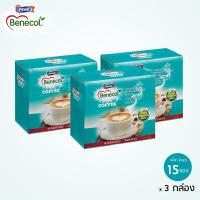 Benecol กาแฟปรุงสำเร็จผสมสารแพลนท์ สตานอล แพค 15 ซอง จำนวน 3 กล่อง