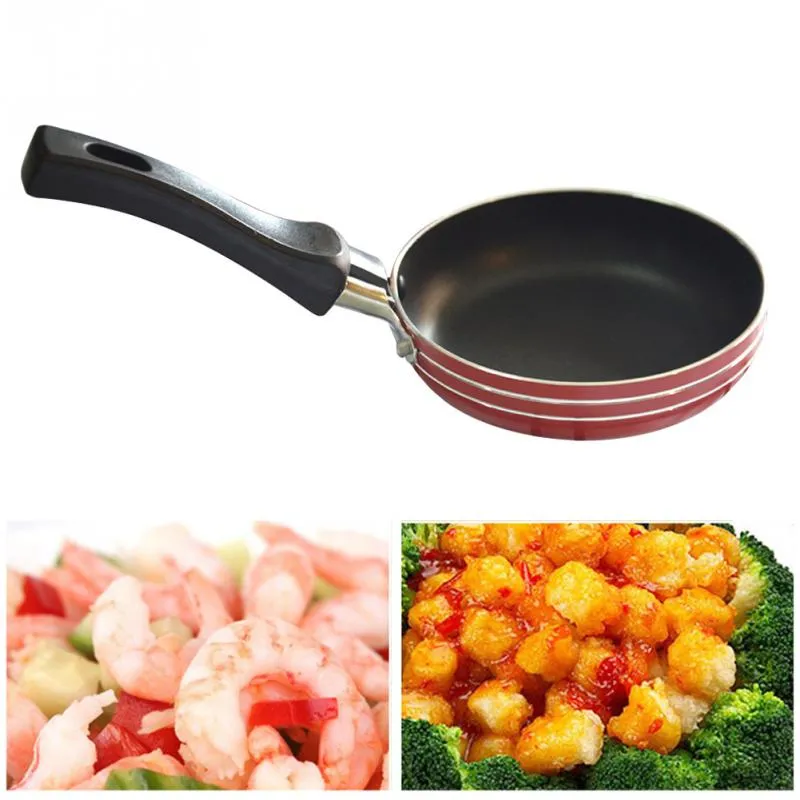 Mini Nonstick Frying Pan Poached Protable Egg Pancakes Stir-Fry Omelette  Household Small Kitchen Cooker Cookware Breakfast Tools