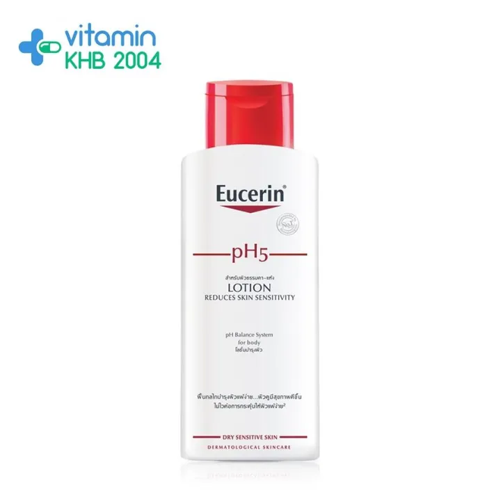 Eucerin pH5 Lotion Reduces Skin Sensitivity (250 ml) โลชั่นเพื่อผิวบอบ