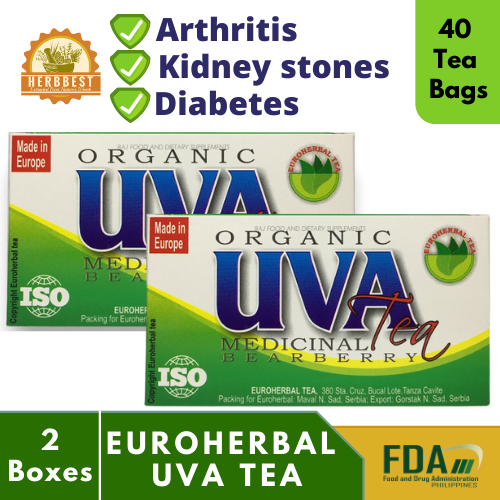 [ 2x Original UVA Tea ] 2 Sachets Euroherbal Uva Tea / Authentic Uva