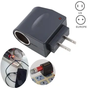 Ac to dc converter deals car cigarette lighter socket