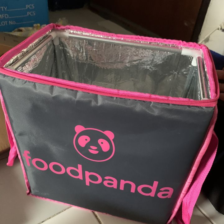 โครงกระเป๋า-foodpanda-ใบเล็ก-จำหน่ายเฉพาะโครง