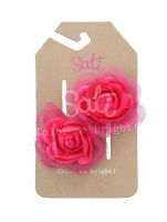 SATI-กิ๊บหนีบผม-A. PINK ROSE CLIP-FCF093