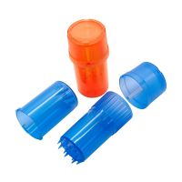 Tube Grinder Plastic 42 mm. เครื่องบดสมุนไพรพลาสติก ทรงสูง ขนาด 42 มม.